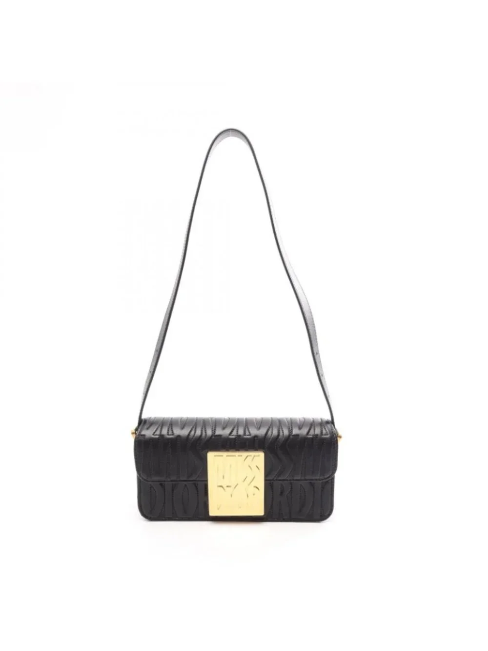 Dior Shoulder Bag Miss Dior All Over Black Leather Miss Dior All Quilted Flap